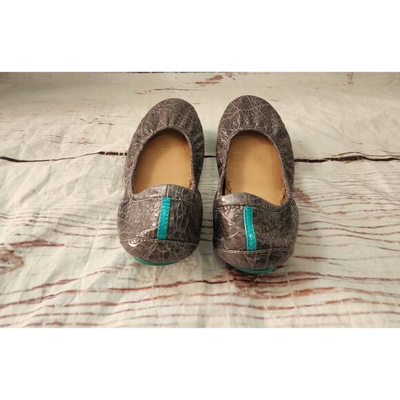 Tieks Slate Gray Croc Size 7 - Picture 3 of 7